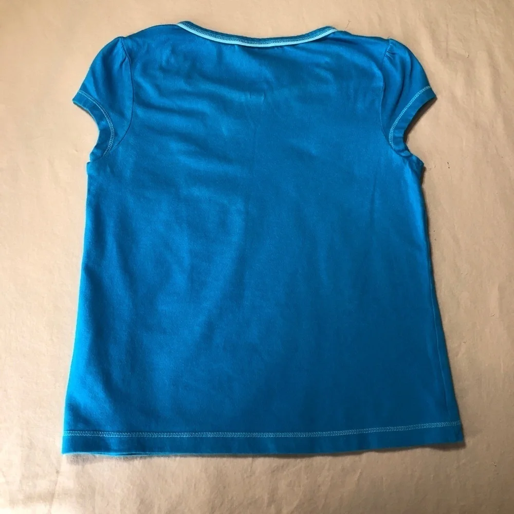 Faded Glory Cyan Beach Party Top
